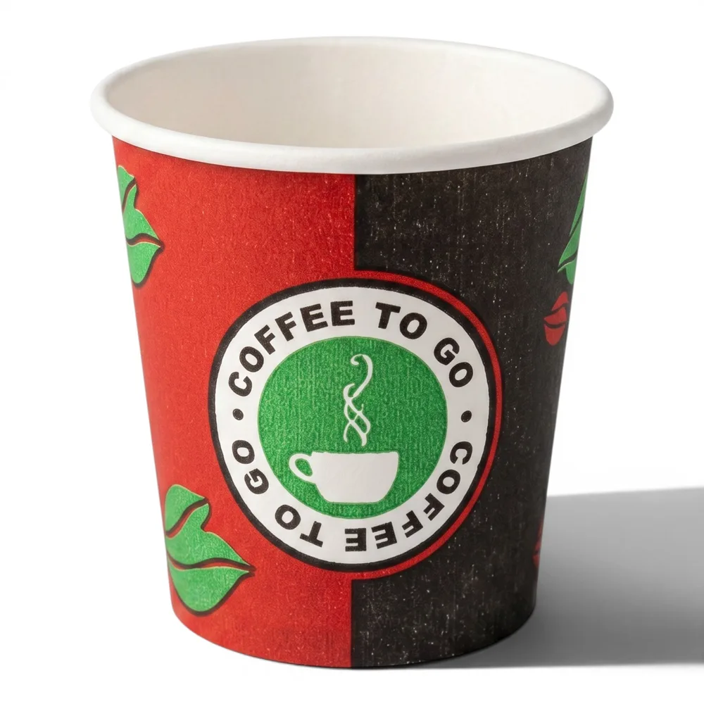 4 oz espressobeker met Coffee To Go-print